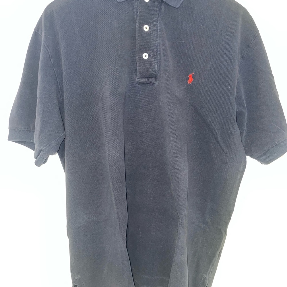 Men's Ralph Lauren Polo Navy/Red Large